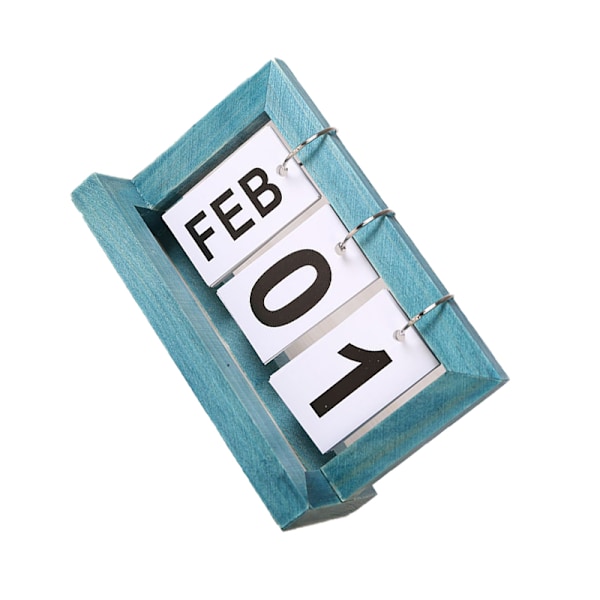 Minimalistisk træ evighedskalender Blue Blue