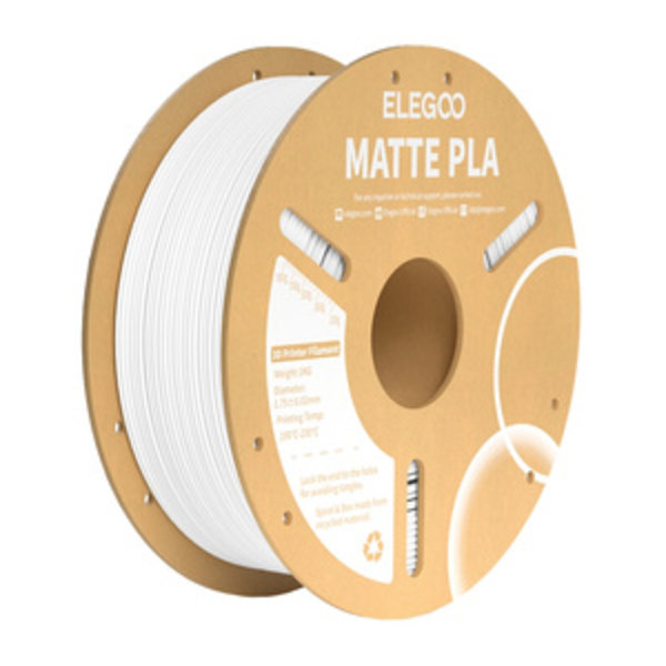 PLA Mat ELEGOO Filament (Hvid)