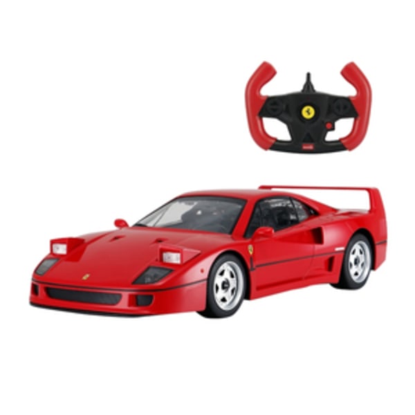 RASTAR R/C 1:14 Ferrari F40 fjärrstyrd bil (röd)