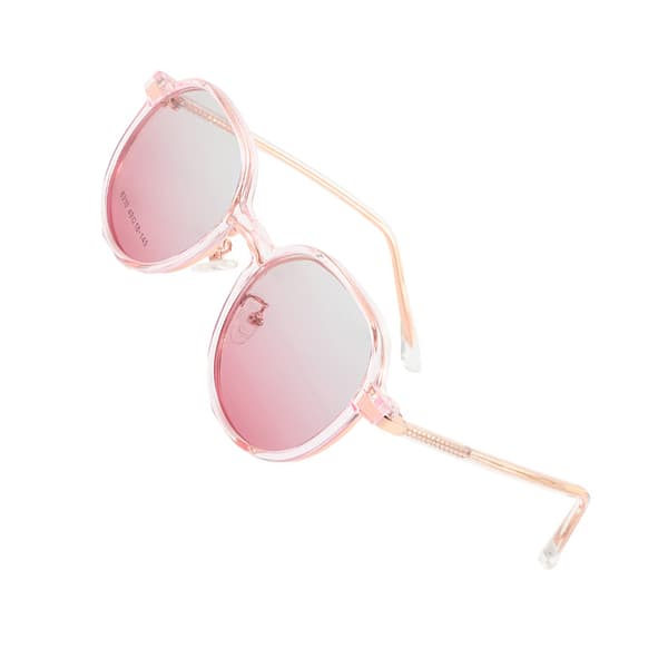 Snygga solglasögonlinser med ram Pink Pink