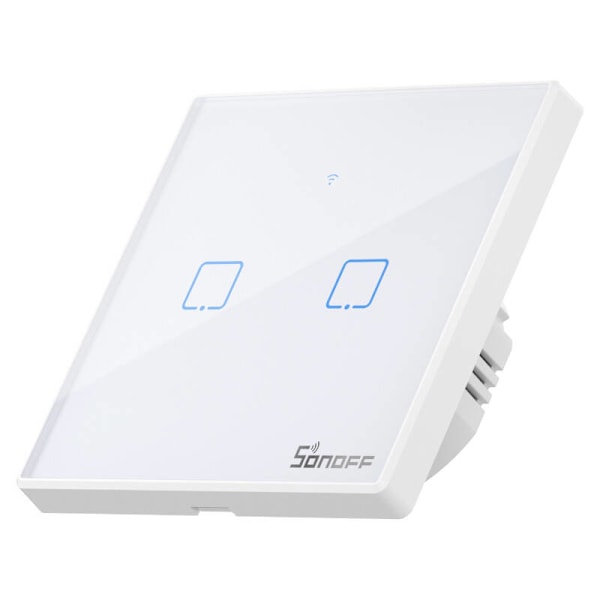 Smart Switch WiFi + RF 433 Sonoff T2 EU TX (2-kanavainen) päivitetty