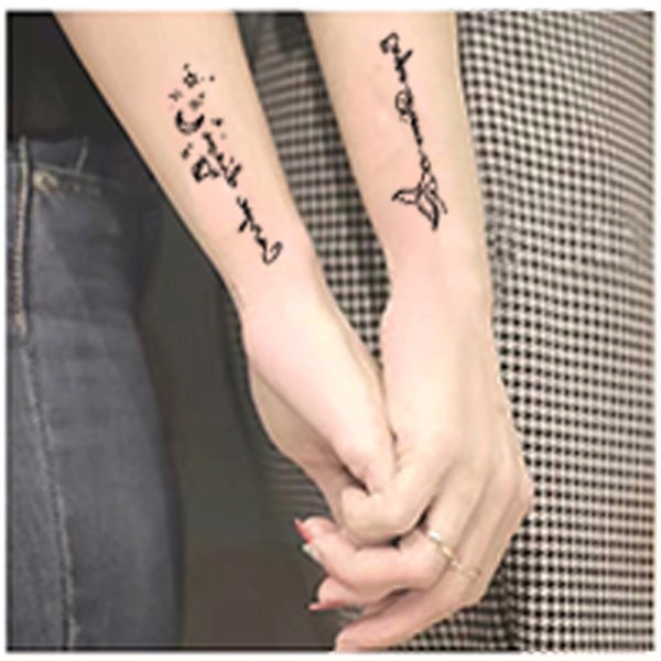 Trendiga temporära tatueringar - 30 unika designer