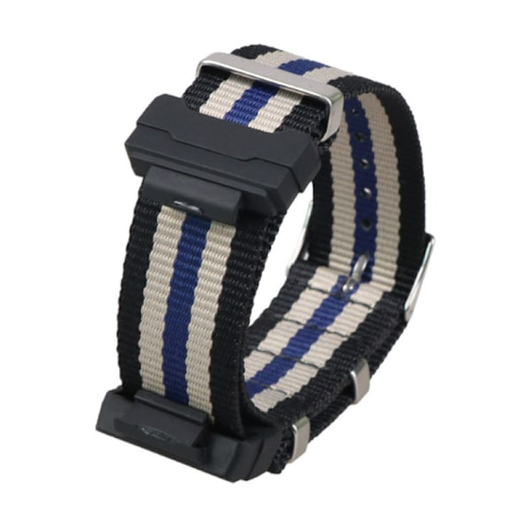Casio G-Shock Nylon Canvas klockarmband Grå+blått