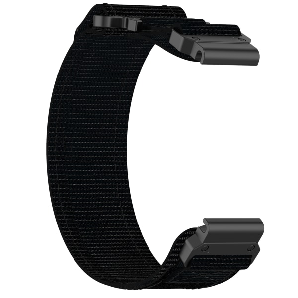 Garmin 26 mm Nylon Armband med Kardborrestängning Svart