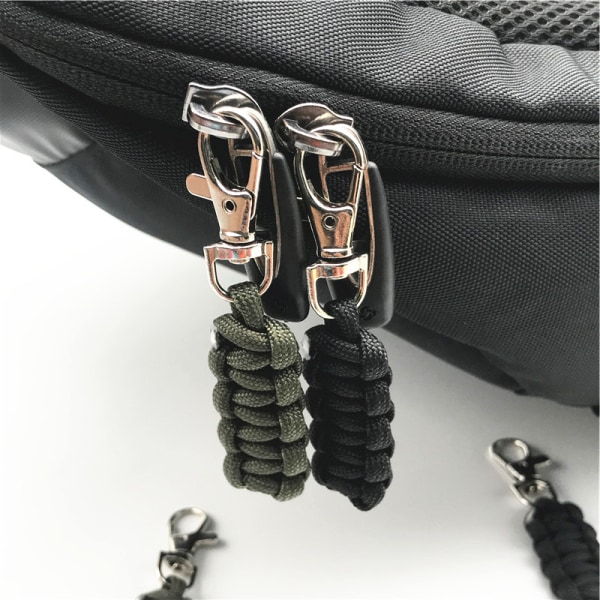 Paracord Nyckelring med Överlevnadsfunktioner gräs färg