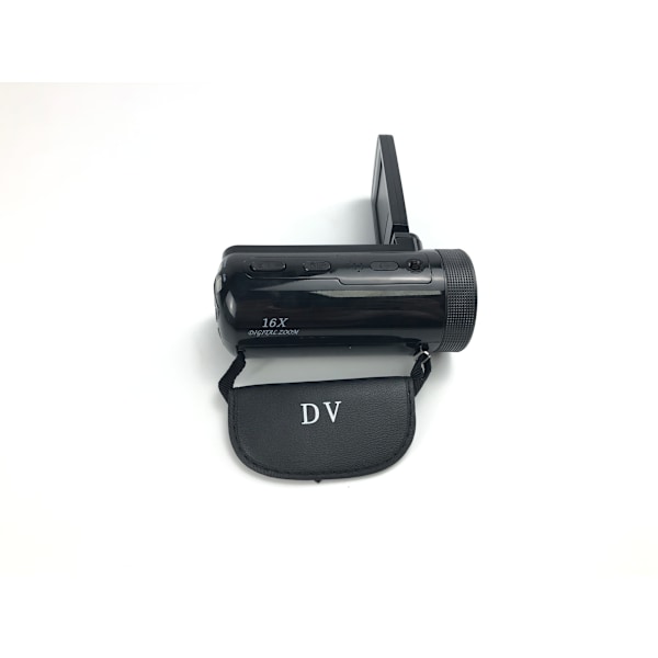 INF HD digitalkamera med vidvinkelobjektiv Sort