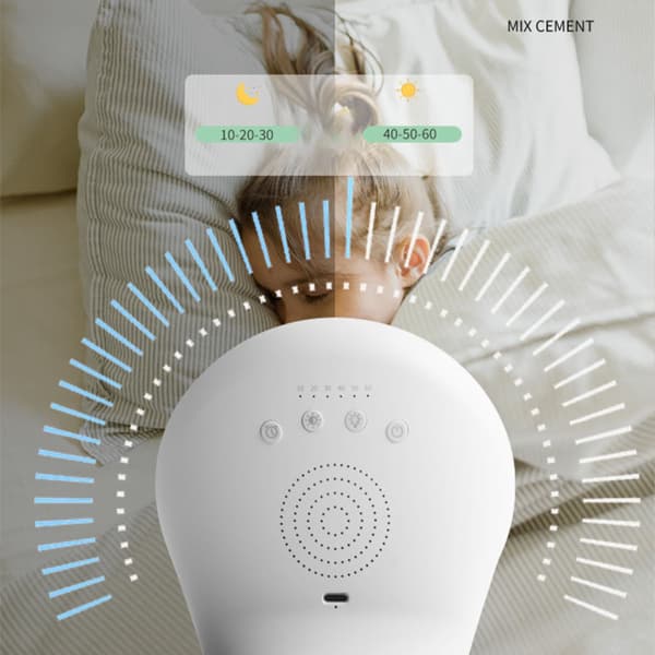 LED Lysterapi Lampe - SAD Lys, Fuld Spektrum, 5-Niveau Dæmpbar, med Type-C & EU Stik