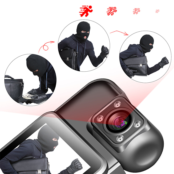 M11 WiFi Clip-On Udendørs Sportskamera - Sort