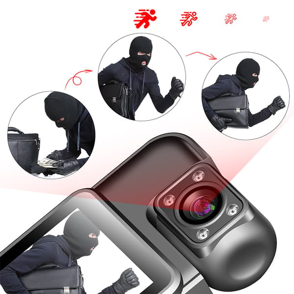 M11 WiFi Clip-On Ulkoilukamera - Musta