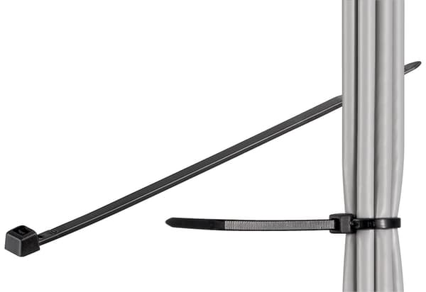Kabelbinder, vejrfast nylon, sort