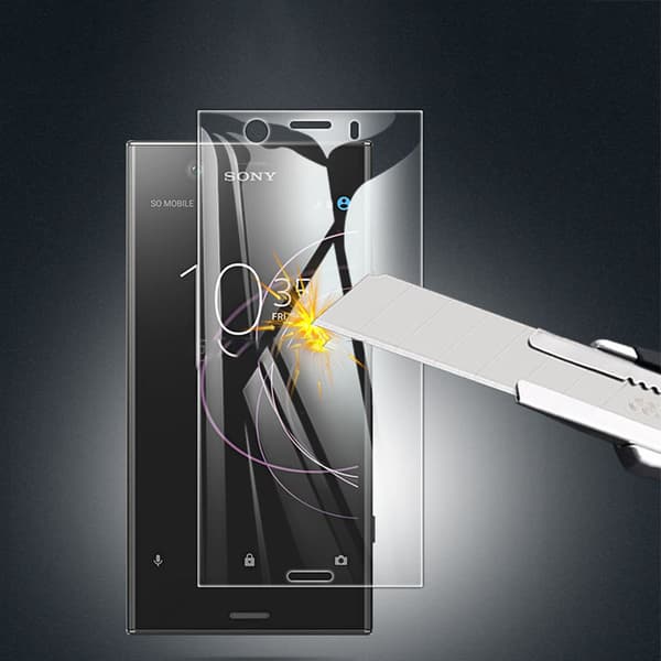 Kompakti näytönsuoja Sony XZ1:lle, 2 kpl pakkaus
