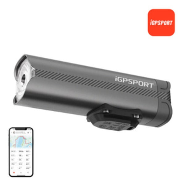 Pyörävalo, edessä iGPSPORT VS800 smart