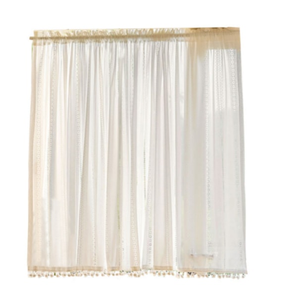 Elegant Fransk Spetsgardin M