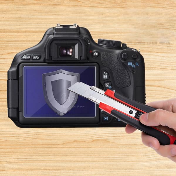 Skærmbeskyttelse til Canon EOS 600D/200D - 2-pak Hærdet Glas