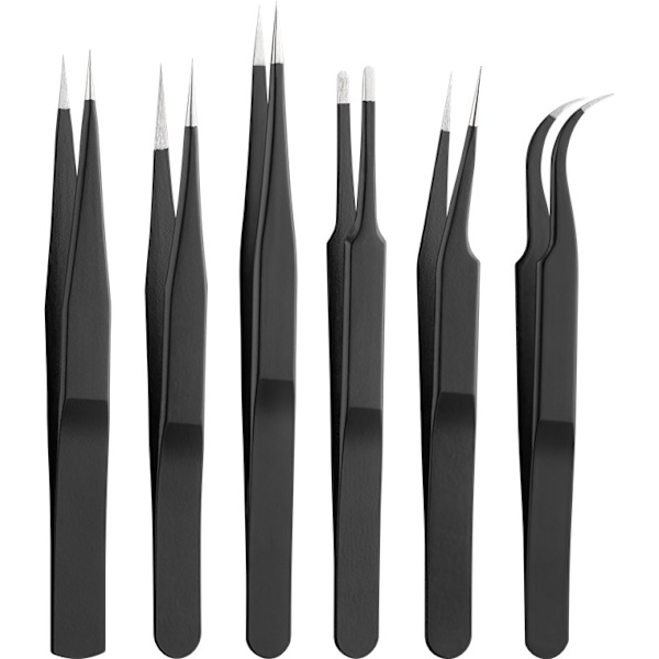 Pincett set 6 stycken
