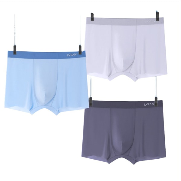 Kesän ohuet miesten silkkialushousut - hengittävät ja pehmeät XXXL