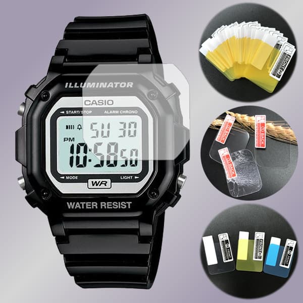 Kirkkaat näytönsuojat Casio-kelloille Model 3