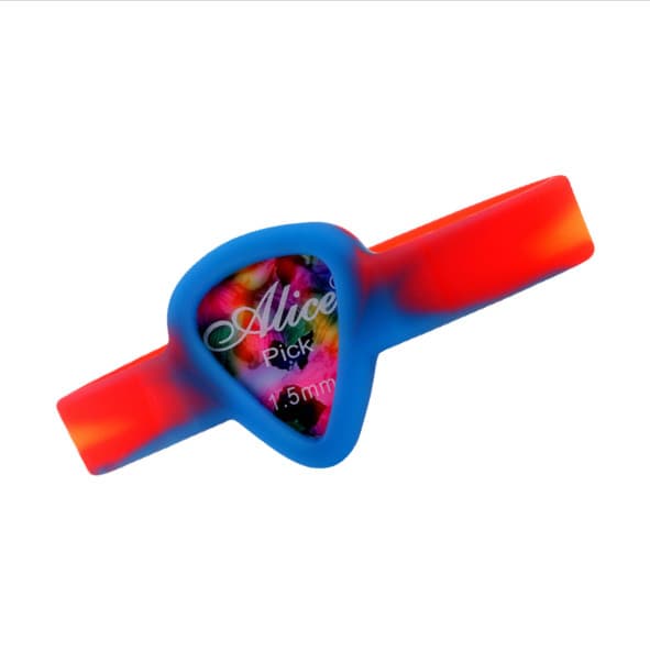 Plektrumhållare för gitarr, armbandsplektrumhållare för gitarrister Red Red