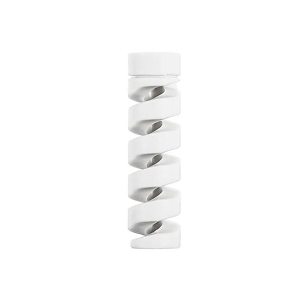 5-pack spiralskydd för datakabel, silikonskydd för sladdar, anti-böj White White