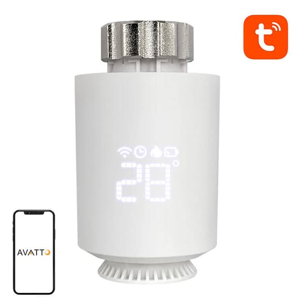 Smart termostat för radiatorventil Avatto TRV06 Zigbee 3.0 TUYA