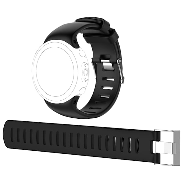 INF Urrem til Suunto D4/D4i Novo med afmonteringsværktøj Sort