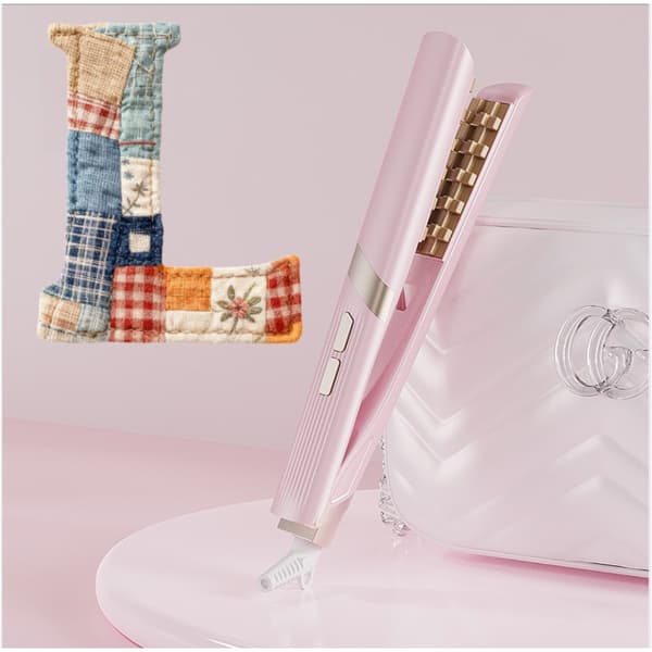 Corn Plate Hårkrullare - Volymgivande Plattång för Rotlyft & Styling Pink Pink