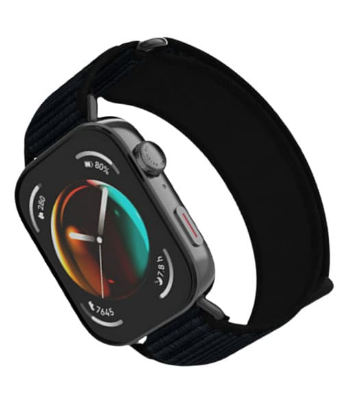 Huawei Watch Fit 3 -nailonranneke Black Black