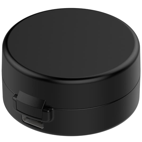 Bærbar opladeretui kompatibelt med Oura Ring Gen 3 størrelse 11 med probe-interface i sort