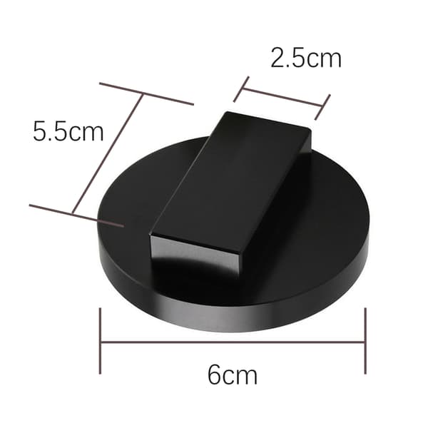 Gummikuddar för domkraft, kompatibla med BMW och MINI, 2-pack, 6x2.5x5.5 cm Black Black