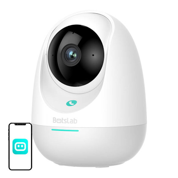 360° inomhus WiFi-kamera Botslab 2E Pro C213 3MP