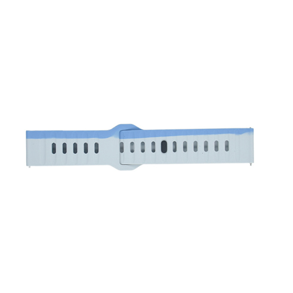 Klockarmband i Silikon - 20 mm Blå