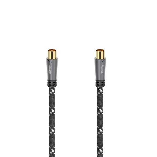 Antennkabel 120dB Svart/Grå 5.0m