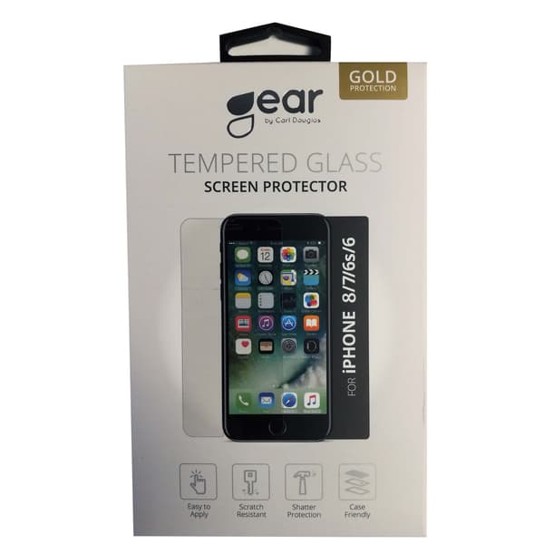 Skärmskydd 2.5D Gold Case Friendly - iPhone 6/7/8/SE