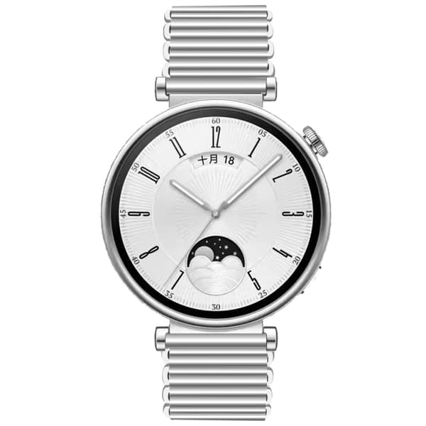 18MM Rostfritt Stål Klockarmband för Huawei GT5 Serien Silver Silver
