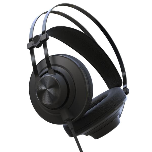 D66 Over-Ear Studiohörlurar - Trådbundna hörlurar med 40mm element, perfekt för studioövervakning och mixning Black+Grey Black+Grey