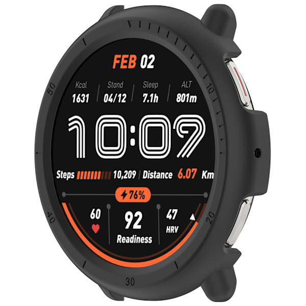 Amazfit Active2 ihåligt skyddsfodral Svart