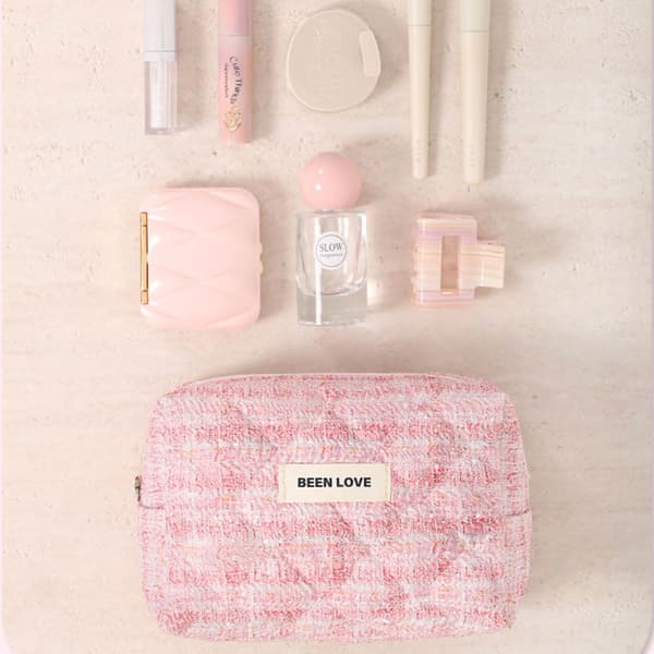 Broderad dröm kosmetisk väska Pink Pink