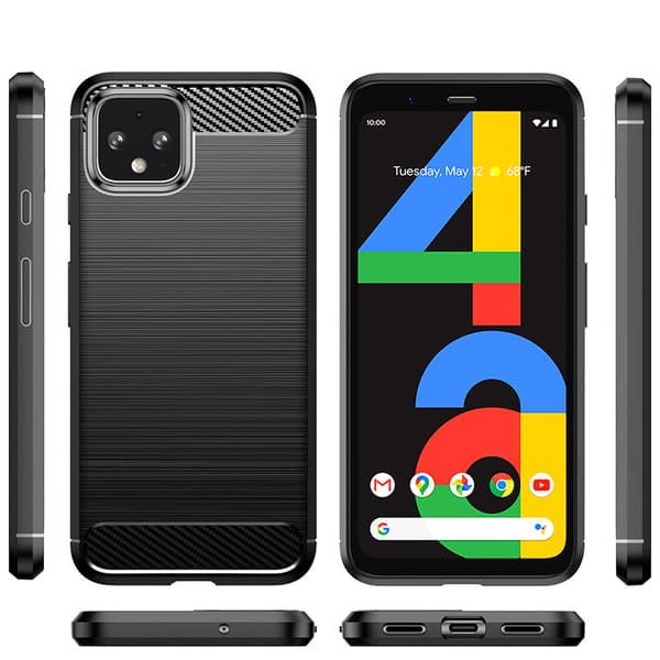 Skyddsfodral för Google Pixel 4A 5G Black Google pixel4 5G Black
