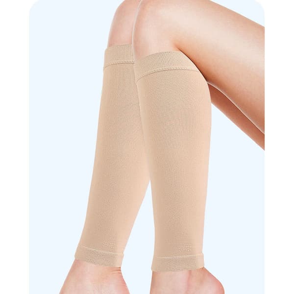 Kompressionsstrømper til mænd og kvinder Beige L Beige L