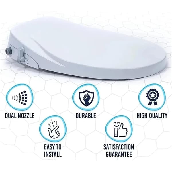 Smart ToalettSits V-Form (3/8 EU Standard) Icke-Elektrisk Bidé