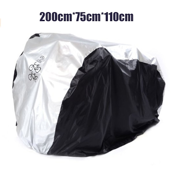 INF Vandtæt cykelcover / cover til 2 cykler Sort