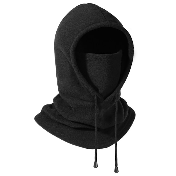 Vindtät Skidhjälm Balaclava - Svart