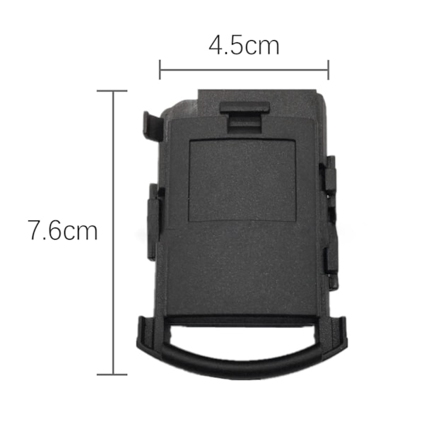 Key Fob Shell til Opel 2 Button Black