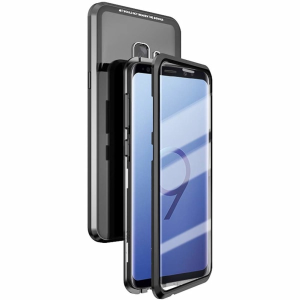 Samsung Galaxy S9 cover med skærmbeskytter Sort