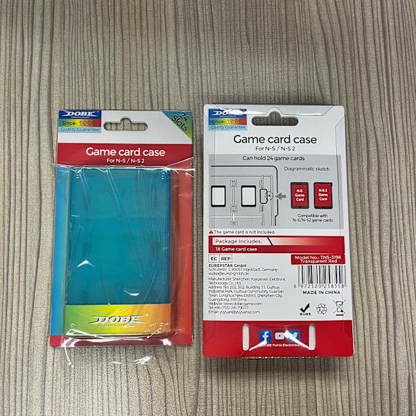 Switch2 Spelkortsfodral - Förvara 24 spel säkert