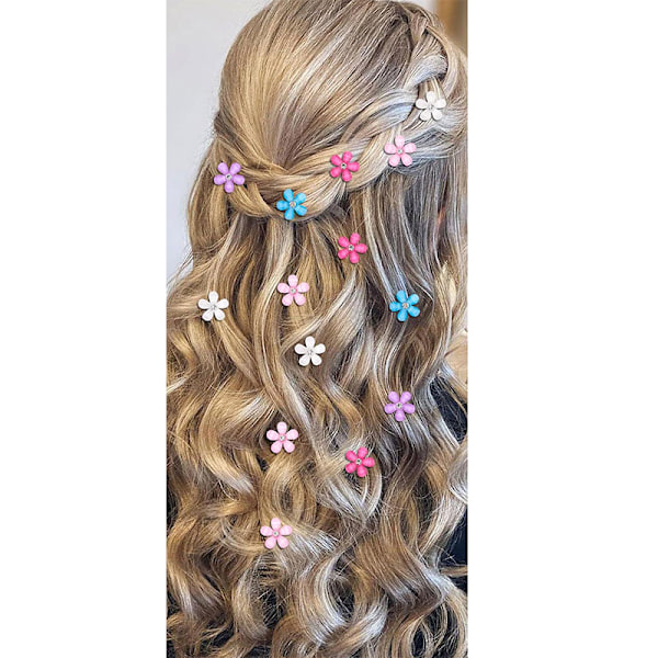 Glitrende Rhinestone Hårtilbehør Sæt - Krystalblomst