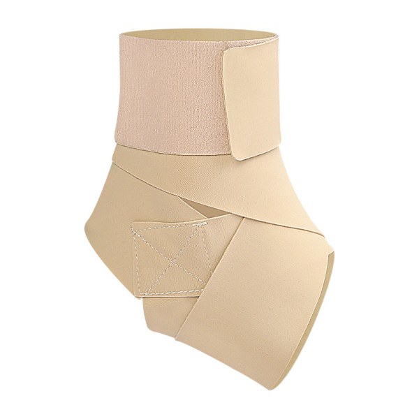 Ohut urheilullinen nilkkatuki nilkkakääre Beige M