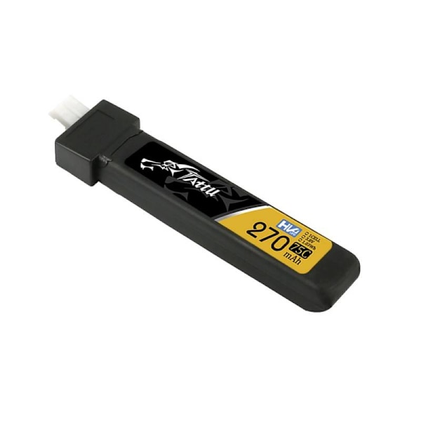 Batteri Tattu LiPo 270mAh 3,8V 75C 1S1P JST-PHR 2,0 (5st)