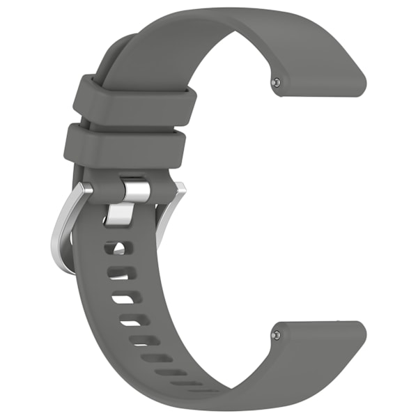 18mm Silikonarmband, Huawei Watch GT 4 41mm, Garmin Venu 3S, LG Watch Grå