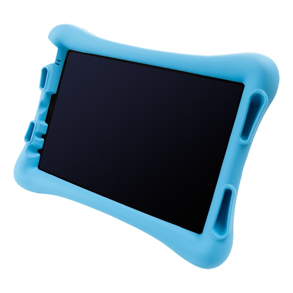Silicone case, iPad Air 10.9"/Pro 11" 2020/2021, stand, blue